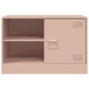 tv-borde 2 stk. 67x39x44 cm stål lyserød