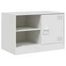 tv-borde 2 stk. 67x39x44 cm stål hvid