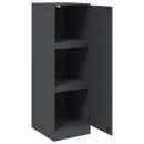 skænk 34,5x39x107 cm stål antracitgrå