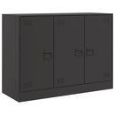 skænk 99x39x73 cm stål sort
