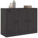 skænk 99x39x73 cm stål sort
