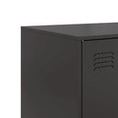 skænk 99x39x73 cm stål sort