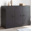 skænk 99x39x73 cm stål sort