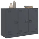 skænk 99x39x73 cm stål antracitgrå