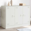 skænk 99x39x73 cm stål hvid