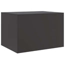 sofabord 67x50x44 cm stål sort
