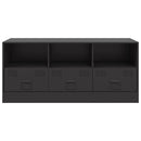 tv-bord 99x39x44 cm stål sort