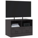 tv-bord 67x39x44 cm stål sort