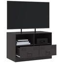 tv-bord 67x39x44 cm stål sort
