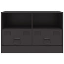 tv-bord 67x39x44 cm stål sort
