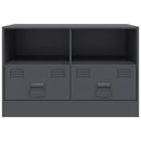 tv-borde 2 stk. 67x39x44 cm stål antracitgrå