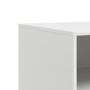tv-bord 67x39x44 cm stål hvid