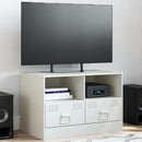 tv-bord 67x39x44 cm stål hvid