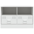 tv-borde 2 stk. 67x39x44 cm stål hvid