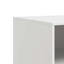 tv-borde 2 stk. 67x39x44 cm stål hvid