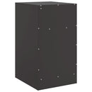 sengebord 34,5x39x62 cm stål sort