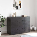 skænk 99x39x73 cm stål sort