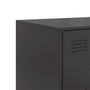 skænk 99x39x73 cm stål sort