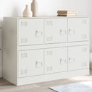 skænk 99x39x73 cm stål hvid