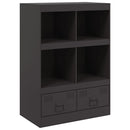 skab 67x39x95 cm stål sort