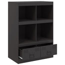 skab 67x39x95 cm stål sort
