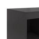 skab 67x39x95 cm stål sort
