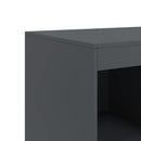 skab 67x39x95 cm stål antracitgrå