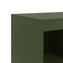 skab 67x39x95 cm stål olivengrøn