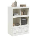 skab 67x39x95 cm stål hvid