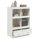 skab 67x39x95 cm stål hvid