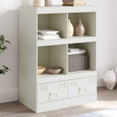 skab 67x39x95 cm stål hvid