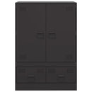 skab 67x39x95 cm stål sort