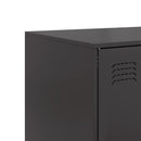 skab 67x39x95 cm stål sort