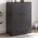skab 67x39x95 cm stål sort