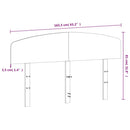 sengegavl 160 cm massivt fyrretræ gyldenbrun