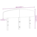 sengegavl 150 cm massivt fyrretræ gyldenbrun