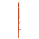 sengegavl 120 cm massivt fyrretræ gyldenbrun