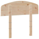 sengegavl 90 cm massivt fyrretræ