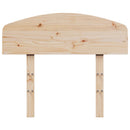 sengegavl 75 cm massivt fyrretræ