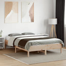 sengeramme uden madras 120x190 cm massivt fyrretræ