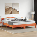 sengeramme uden madras 180x200 cm massivt fyrretræ gyldenbrun