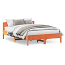 sengeramme uden madras 160x200 cm massivt fyrretræ gyldenbrun