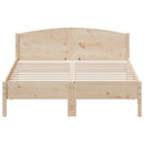 sengeramme uden madras 150x200 cm massivt fyrretræ