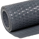 altanafskærmning 1000x100 cm polyrattan antracitgrå