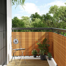 altanafskærmning 300x100 cm polyrattan lysebrun