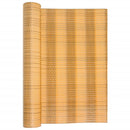 altanafskærmning 400x90 cm polyrattan lysebrun
