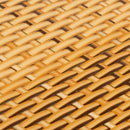 altanafskærmning 600x90 cm polyrattan lysebrun