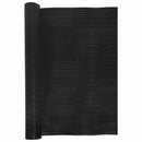 altanafskærmning 500x100 cm polyrattan sort