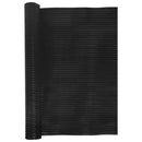 altanafskærmning 1000x80 cm polyrattan sort
