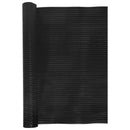 altanafskærmning 1000x100 cm polyrattan sort